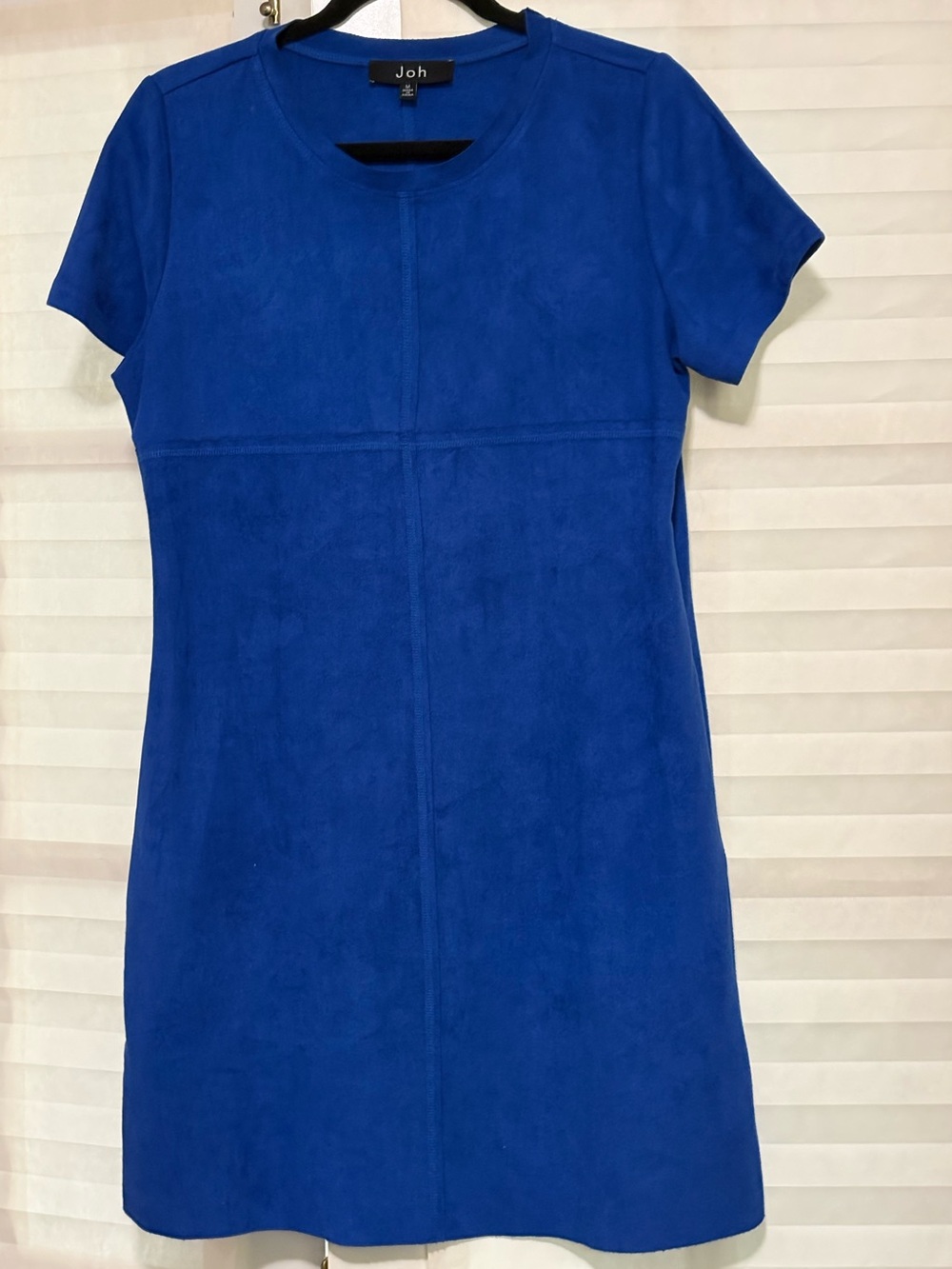 Joh Cobalt Blue Short-Sleeve Shift Dress